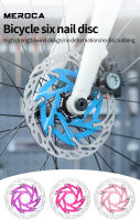 MEROCA Rotor De Freno De Disco Para Bicicleta 160mm Mountain Bike Road Bicycle 6 Bolts Disipación De Calor Y Viento Sistema De Freno Disc Hybrid - details 0