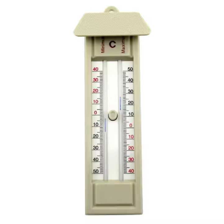 -40 to 50 Greenhouse Max-Min Press Thermometer Home Temperature Monitor Tool AU - 1
