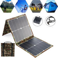 Estación De Energía Portátil Con Panel Solar Plegable De 800W Batería De Potencia Para Caravana Barco Camping Monocrystalline Silicon 18V - details 0