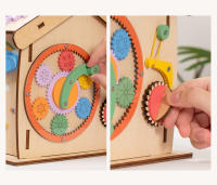 Juguete Educativo De Madera Para Niños Casa Montessori Tablero Ocupado Habilidades Motoras Finas Juego Sensorial Para Bebés - details 3