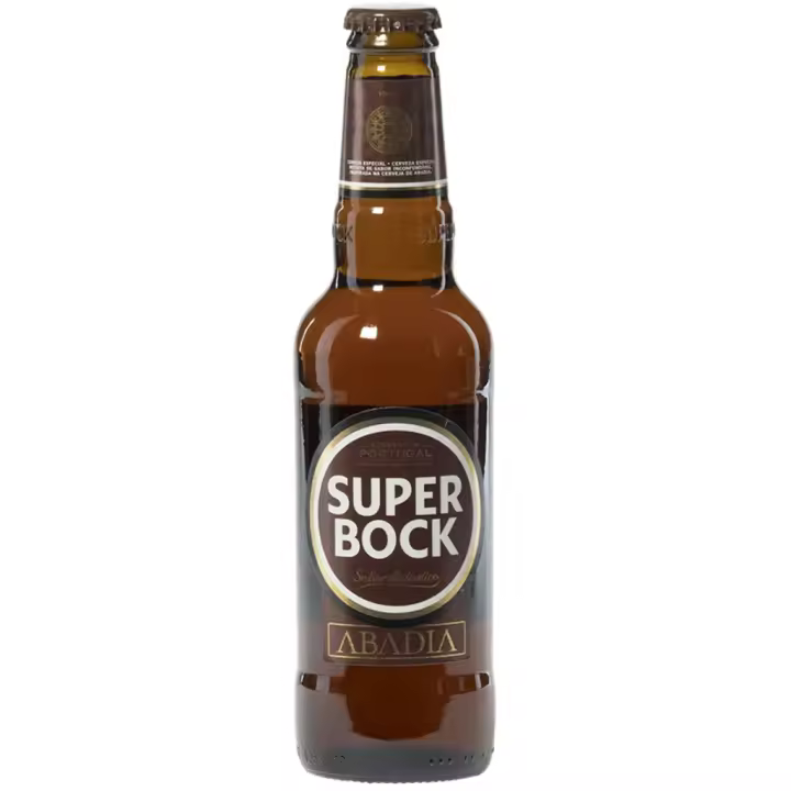 6 uds x Super Bock Abadia 33Cl cerveza ámbar Portuguesa - 1