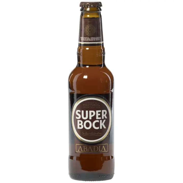 6 uds x Super Bock Abadia 33Cl cerveza ámbar Portuguesa - 1