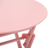 Conjunto de muebles de Balcón para 2 personas con Mesa Bistro plegable Y 2 Sillas Rosas para Jardín y patio - details 3