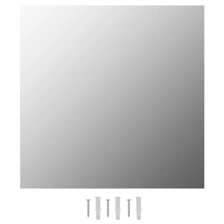 Espejo bañoEspejos de pared cuadrados 2 unidades vidrio 40x40 cm - 1