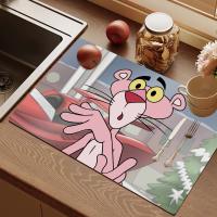 Mantel De Cocina Pink Panther No Esmerilado Resistente Al Calor Con Antiadherente Y Drenaje Para Mesa Y Platos Tamaño Variado - details 13
