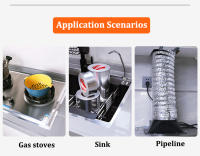 Cinta De Aluminio Resistente a Altas Temperaturas Para Reparación De Tubos De Cocina Aislante Térmico Sellante Antifugas - details 1