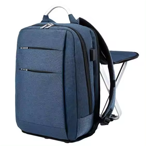 Bolsa para taburete funcional, mochila de Negocios plegable, mochipa - 1