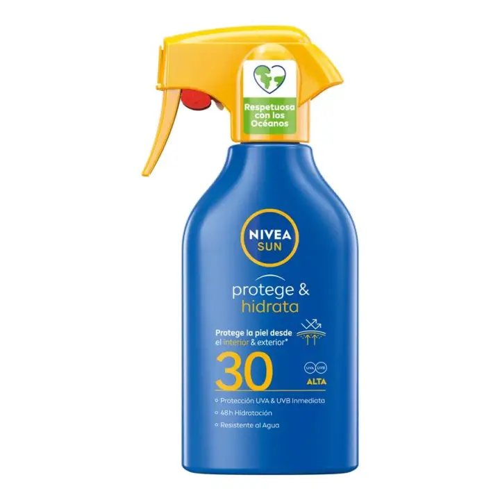 NIVEA Protege & Hidrata Leche Solar Spf 30  270ML Spray solar corporal【ROUA】 - 1