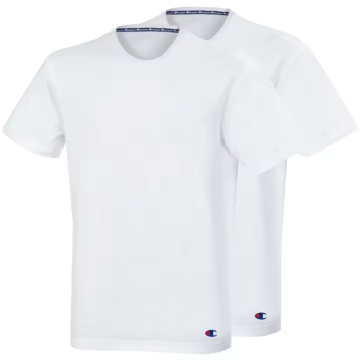 Camiseta de Manga Corta Champion Pack 2 para hombre en color blanco - 1