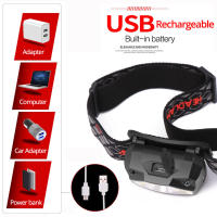 Linterna Frontal COB Con Sensor De Movimiento 8 Modos LED Potente Para Camping Pescalampara De Banda Ancha 60° Impermeable - details 7