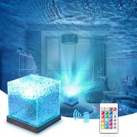 Proyector De Galaxia Con Luz Nocturna De 16 Colores Y 30 Modos De Iluminación Onda De Mar Para Niños Luz De Ambiente Rectangular Sin Bombillas Incluidas - details 0
