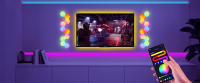 Lámpara De Pared Hexagonal Inteligente RGB Luz Nocturna Cambiante DIY Música Rítmica APP Para Habitación De Juegos Dormitorio - details 4
