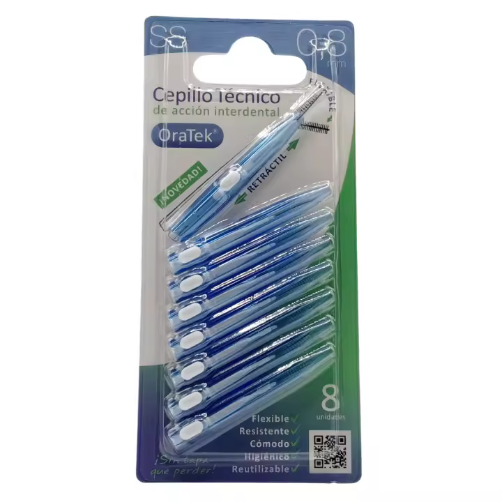 CEPILLO INTERDENTAL RETRACTIL Oratek - Para una higiene bucal precisa - BLISTER - 1