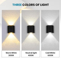 Lámpara De Pared LED Impermeable Para Exterior Luz De Jardín AC85-265 2W-10W Decoración De Habitaciones Para Dormitorio Sala De Estar Escaleras - details 2