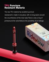 Pneumático De Bicicleta De Montaña Ridenow TPU Ultraligero Con Válvula De Metálico Tubo Interno Para MTB 29 26 27.5 Longitud 45mm - details 2