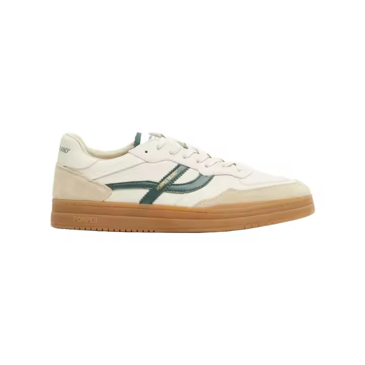 Zapatillas Beige-Verde Pompeii Elan Pippa Leather Ecru Jasper Gum - 1