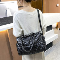 Bolso De Hombro Yogodlns De Lujo Espacio Padded Capacidad Grande Impermeable Nylon Para Viaje Bolso Cruzado De Poliéster Lining Para Mujer - details 6