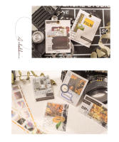 JIANQI Set De Scrapbooking 94 Piezas Con Pegatinas Y Papel Decorativo Para DIY Álbum De Fotos Collage Material De Manualidades - details 15