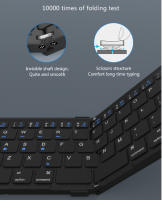 Teclado Bluetooth Plegable BOW Recargable Inalámbrico 2.4G Para iPhone iPad Laptop Desktop Mini Teclado Ergonómico Multifuncional - details 3