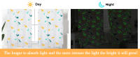 Cortinas De Dinosaurio Para Niños Y Niñas Pico De Dinosaurio Luz Nocturna Para Dormitorio De Niños Cortina Transparente Para Ventana - details 2