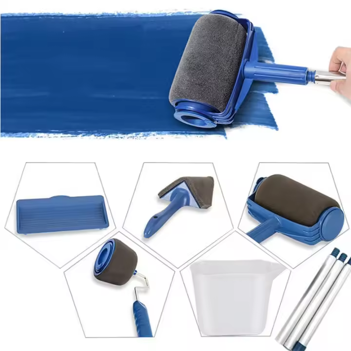 Set de Rodillos Rellenables para Pintar Sin Esfuerzo - 1