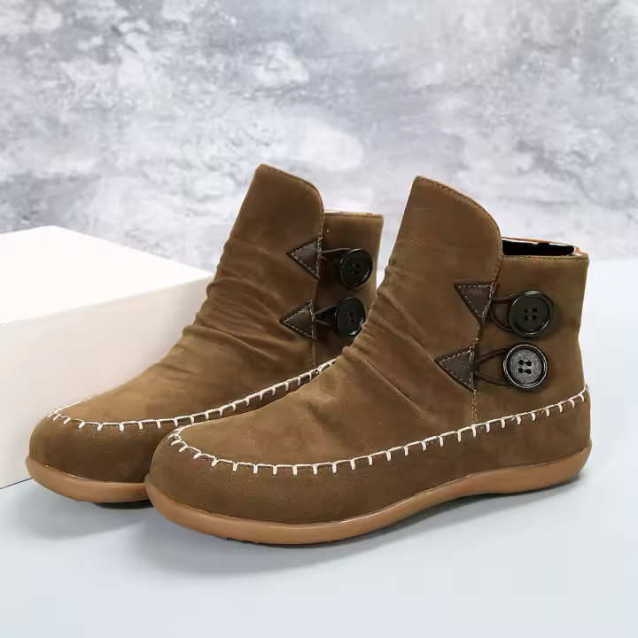 Y invierno de gran tamaño para Mujer, BOTAS Martin Planas de Caña Alta, BOTAS de costura para Mujer. - 1