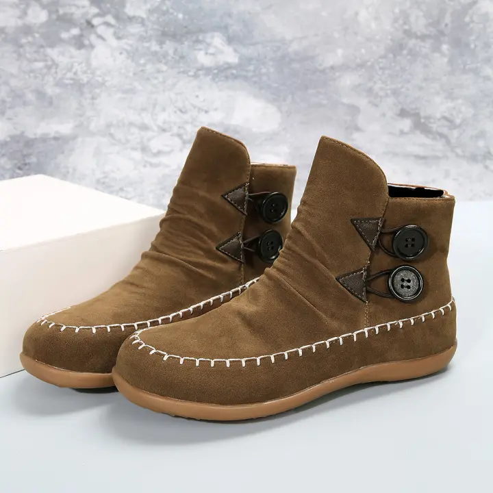Y invierno de gran tamaño para Mujer, BOTAS Martin Planas de Caña Alta, BOTAS de costura para Mujer. - 1