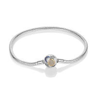Pulsera De Plata Esterlina 925 Con Estrella Luna Mariposa Corazón Y Puño De Zirconia Para Mujer Pulsera De Moda Para Fiestas Y Joyería DIY - details 9