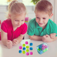 Juego Tradicional Coreano Gonggi De 12 Piezas Juguete De Colorido Alivio Del Estrés Divertido Para Niños Y Adultos Set De Piedras De Tiza En Caja - details 5