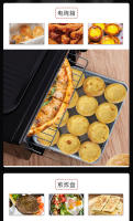 Maquina multifuncional para desayuno y comida, cafetera, horno y plancha. Sokany - details 0
