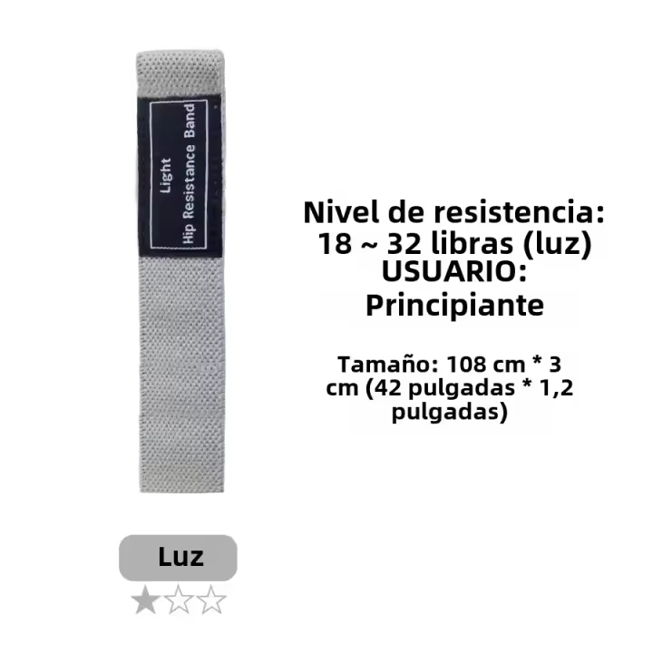 3Pcs Bandas De Resistencia De Tela Para Los Pies Y Glúteos Ejercicios De Fuerza Entrenamiento De Hips Cintura Y Abdomen Uso Unisex - 1