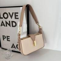 Bolso De Mano De Moda Cuadrado Tendencia Bolso Cruzado Con Correa Ajustable De Cuero PU Satchel Monedero Para Mujer - details 14