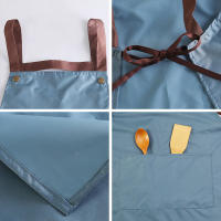 Aguayos De Cocina Profesionales Para Mujer Impermeables Con Bolsillos Uniforme De Trabajo Para Chef Y Servidor Mayorista - details 5