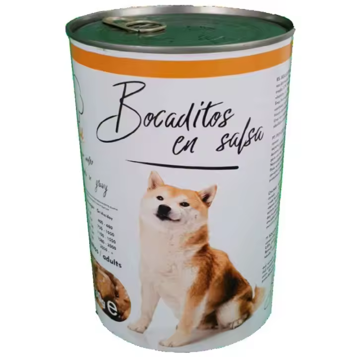2X1230G  Comida Canina Bocaditos en Salsa Menú Buey 1230g (Pack 2 Latas) - 1