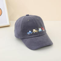 Gorro De Béisbol Para Niños Con Bordado De Bulldozer Y Excavadora Ropa Deportiva Para Verano Ajustable Unisex Edad 2-8 Años - details 5