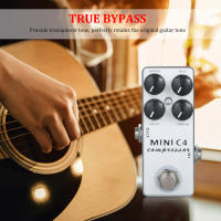 Pedal De Efectos Para Guitarra MOSKYAudio MINI C4 Compressor Con Bypass Verdadero Enlace Directo Para Música Y Audio - details 4