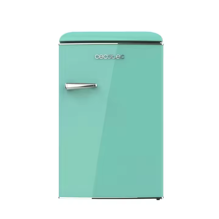 CECOTEC 02750 Mini Frigorífico Retro Verde 110L con Icebox y Luz Interior, Clase E Eficiente - 1