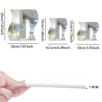Pegatinas De Espejo De Acero Templado 3D Wave Pack De 6 Detallables Para Decoración Del Salón Entrada Dormitorio Y Baño - details 3