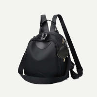 Mochila De Moda Para Mujer En Tela Oxford Gran Capacidad Casual Para Viajes Bolsa Escolar Con Cierre De Cremallera - details 9