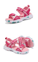 Sandalias De Playa Antideslizantes Para Niñas Verano Talla 29-38 Con Diseño De Flores Zapatos Planos Casuales Transpirables Para Niños - details 14
