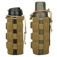 Bolsa De Agua Táctica Para Viajes Al Aire Libre Y Senderismo Con Correa De Sujeción Porta Botella Militar Molle Mejorado - details 2