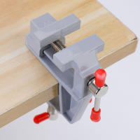 Mini Pinza De Trabajo Multi-Funcional 3.5MM De Aluminio Herramienta De Hobby Para Joyería Y Modelado Fija En Mesa - details 2