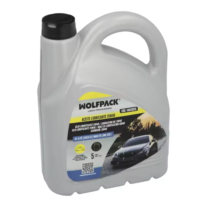 Aceite Lubricante 15w40 Turismos 5 Litros. Aceite Para Motores Diesel y Gasolina - 1