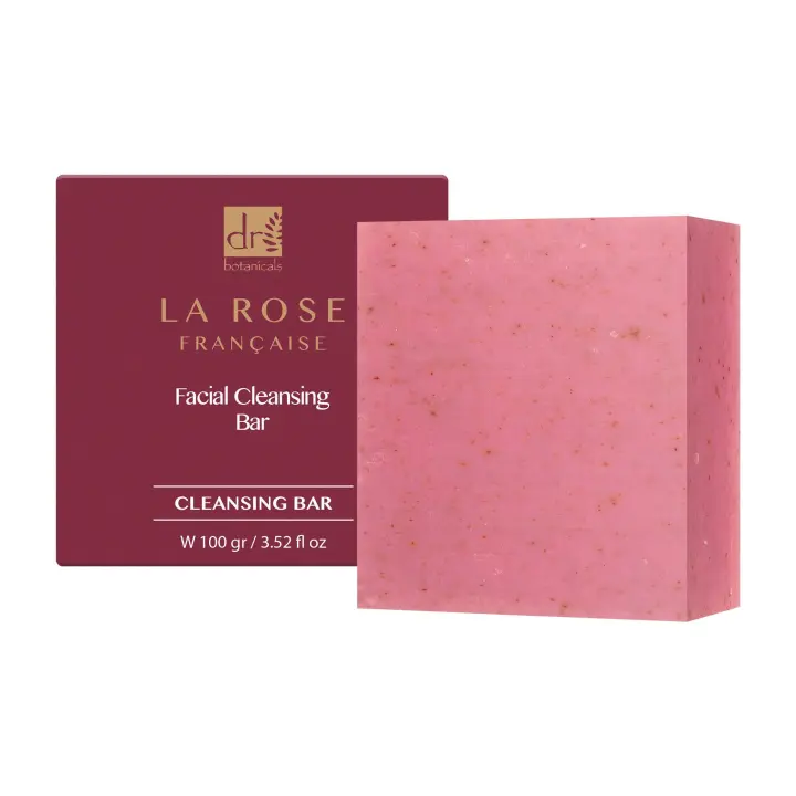 Dr.Botanicals La Rose Française  Pastilla Limpiadora Facial 100gr - 1