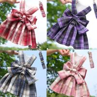 Traje De Vestido Para Perro Con Correa Arnes De Enlace Vestido De Sastre Para Mascotas Material Poliéster Estilo Princesa - details 2