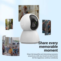 TALLPOWER C23 Cámara de Vigilancia Interior, Ultra HD 2K, WiFi 2.4GHz, Visión Nocturna, LED Infrarrojo de Seguimiento Automático, Pan y Tilt de 360°, Audio Bidireccional - details 3