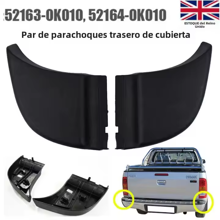 Tapa De Esquina Del Parachoques Izquierdo Y Derecho Para Toyota Hilux Vigo 2004-2015 Piezas De Automóvil Accesorios Y Partes De Parachoques - 1