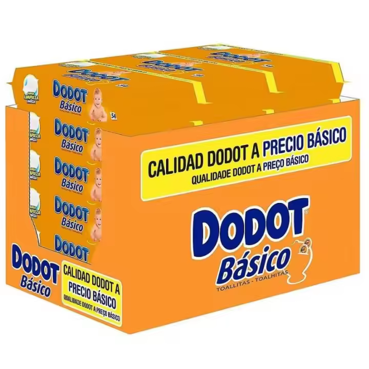 DODOT Básico toallitas infantiles envase 54 unidades x 18 paquetes - 1