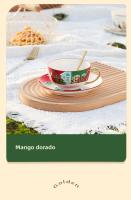 Juego De Tetera Y Taza De Cerámica Con Caja De Regalo Manija Plateada Dorada Vaso De Té De Navidad Cuchara Soporte Para Café Xmas Gifts - details 8