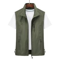 Chaleco De Pesca Casual Rápido Secado Multifuncional De Diseño Delgado Con Bolsillos Para Montañismo Trabajo Ropa Exterior - details 4